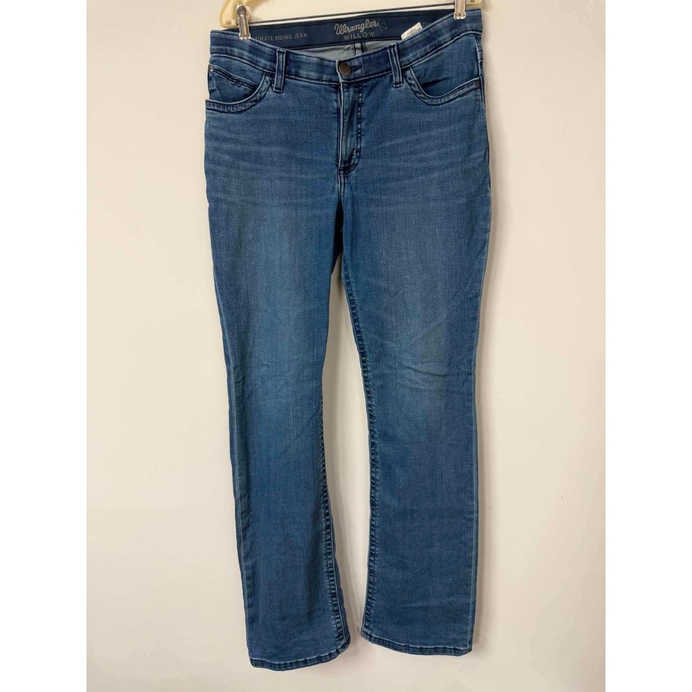 Wrangler Willow Ultimate Riding Jeans Medium Wash Bootcut Denim 32x36 112330008